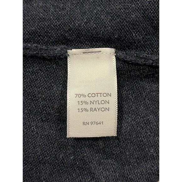 J. Jill Open Front Knit Cardigan Sweater Duster Shawl Blue Long Sleeve Sz S - Picture 6 of 7